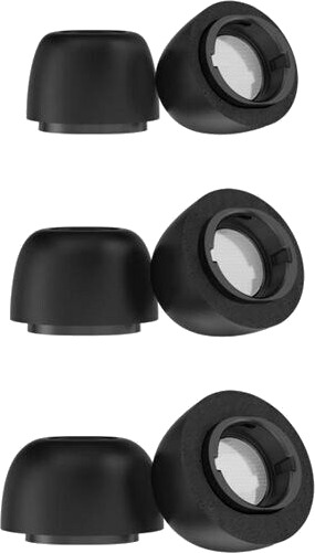 Ørepropper av skum til Samsung Galaxy Buds3 Pro Størrelse: S+M+L   Svart