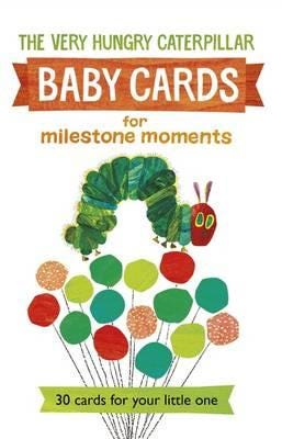Very Hungry Caterpillar Baby Cards For Milestone Moments Av Eric Carle