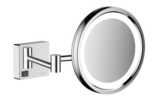 Hansgrohe AddStoris kosmetikkspeil, LED-lys, krom Hansgrohe AddStoris kosmetikkspeil, LED-lys, krom