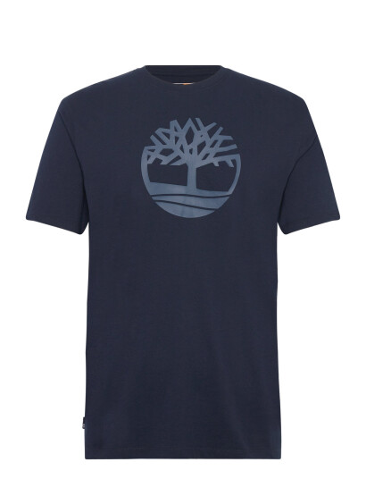 Timberland Tree Logo Short Sleeve Tee - Navy - M