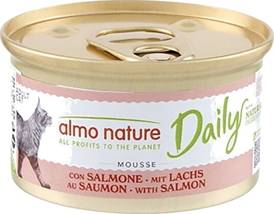 Almo Nature Daily Menu Mousse Med Laks 6 X 85 G
