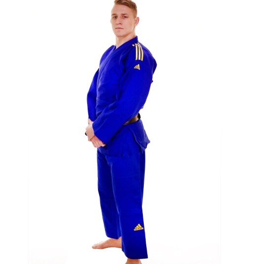 Adidas Judo Judo Uniform Adidas Judo 'Champion 2.0' Slim Fit Blå Gul