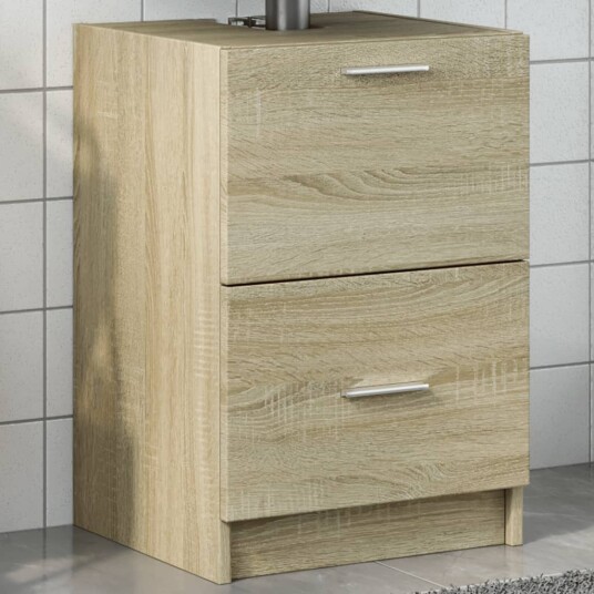 Servantskap sonoma eik 40x37x59 cm konstruert tre 8721102815256