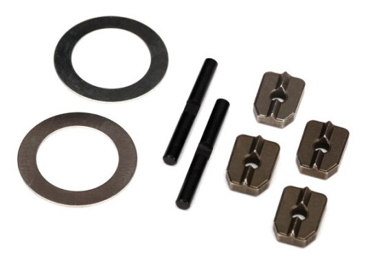 Traxxas 7783X Spider gear shaft 2/ spacers 4/16x23.5x.5 stai Traxxas 7783X Spider gear shaft 2/ spacers 4/16x23.5x.5 stai