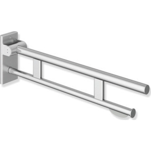 HEWI Duo støttehåndtak til toalett 850 mm børstet stål HEWI Duo støttehåndtak til toalett 850 mm børstet stål