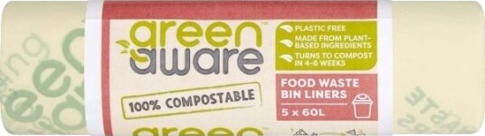 Greenaware Poser Til Matavfall 60L 5 Stk