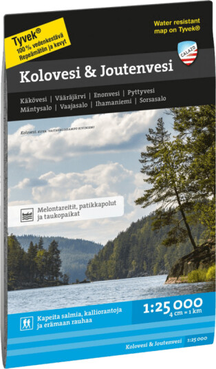 Calazo förlag Kolovesi & Joutenvesi 1:25 000 OneSize, NoColour Calazo förlag Kolovesi & Joutenvesi 1:25 000 OneSize, NoColour