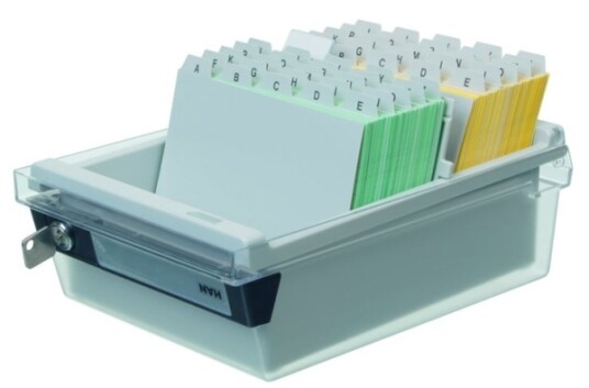 Han Card Index Box A6 Grå 800 Ark 1 Stykker