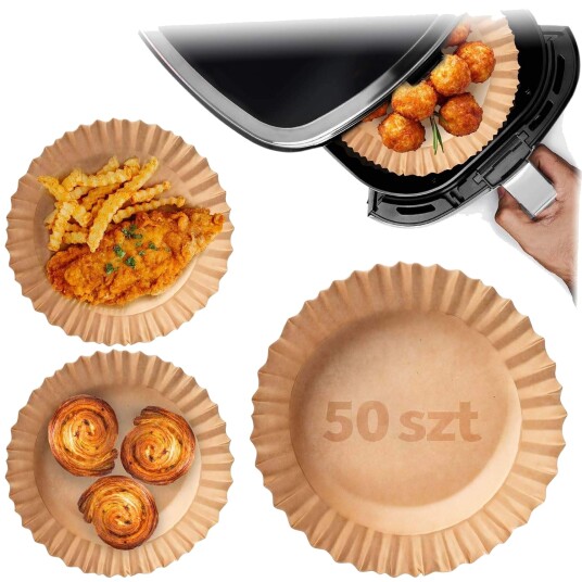 Berdsen frityrkoker bakepapir 20 cm 50 stk