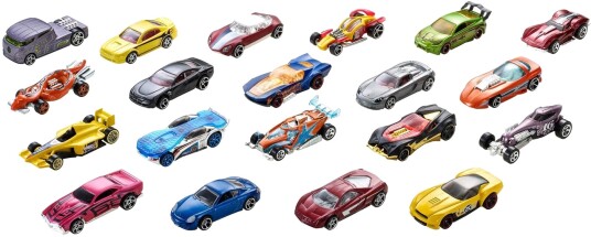 Hot Wheels 20 Pakning Med Biler