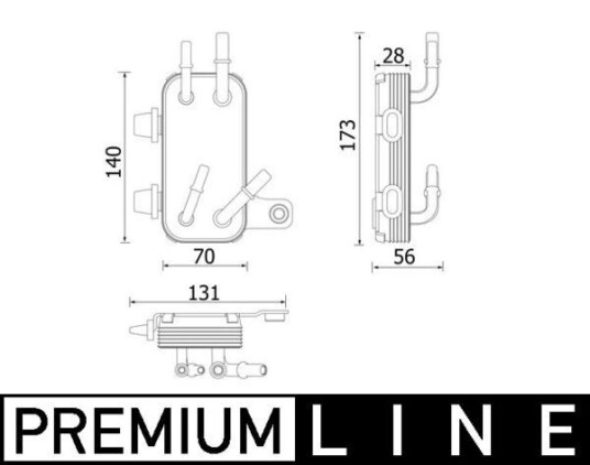 Radiator MAHLE ORIGINAL CR 2200 000P