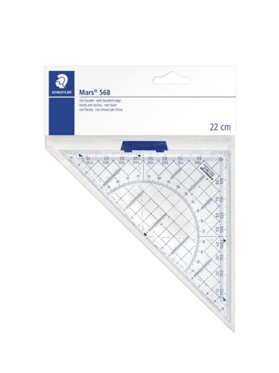 Staedtler Geometry set square 22cm with grip Staedtler Geometry set square 22cm with grip