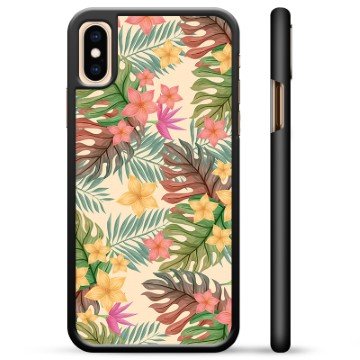 iPhone XS Max Beskyttelsesdeksel Rosa Blomster