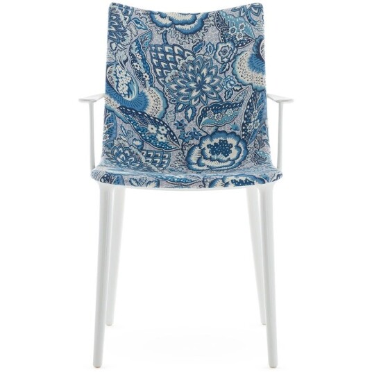 Kartell H.H.H. Stol Polstret Stoff Hvit / Ink Kartell H.H.H. Stol Polstret Stoff Hvit / Ink