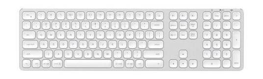 Satechi Wireless Bluetooth Keyboard Nordic Layout Silver - Tastatur - Nordisk - Sølv Satechi Wireless Bluetooth Keyboard Nordic Layout Silver - Tastatur - Nordisk - Sølv