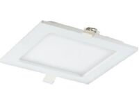 Orno AKMAN LED 12W recessed downlight, square, 780lm, 3000K, white, built-in LED power supply OR-OD-6055WLX3