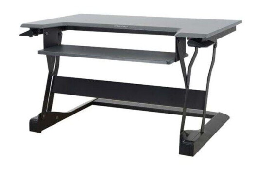 Ergotron WorkFit-T Justerbart Stående Skrivebordomformer 58.6x88.9 cm Mørk Grå Ergotron WorkFit-T Justerbart Stående Skrivebordomformer 58.6x88.9 cm Mørk Grå