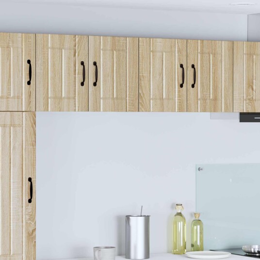  Kjøkkenvegghyller Veggmontert 2 pcs Sonoma eik 60 x 31 x 40 cm