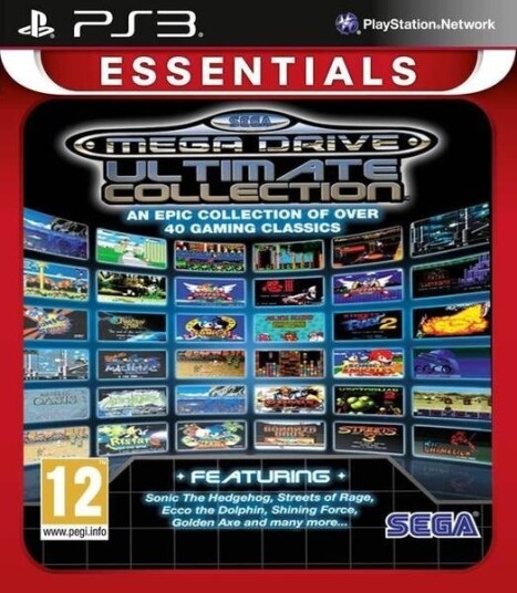 Sega Mega Drive Ultimate Collection Sonic Genesis PS3 Sega Mega Drive Ultimate Collection Sonic Genesis PS3