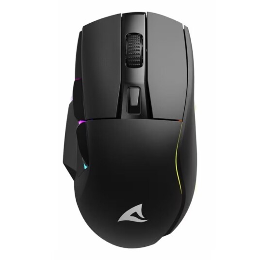 Sharkoon SGM50W Gamingmus med 6 knapper og optisk teknologi - Svart