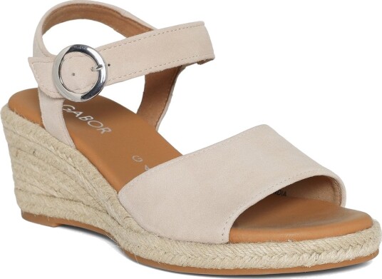 Gabor Wedge Sandal Beige 40 Gabor Wedge Sandal Beige 40