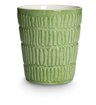 Stripes Kopp 30 cl 10 x 8 cm Grønn