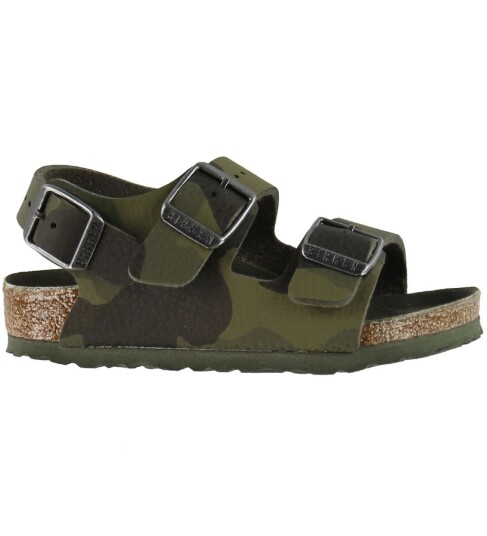 Birkenstock Sandaler Milan Desert Jord Camouflage Green 29 Sandals Grønn