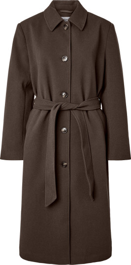 Pieces Pcaya Long Coat Noos Bc Brown L Pieces Pcaya Long Coat Noos Bc Brown L