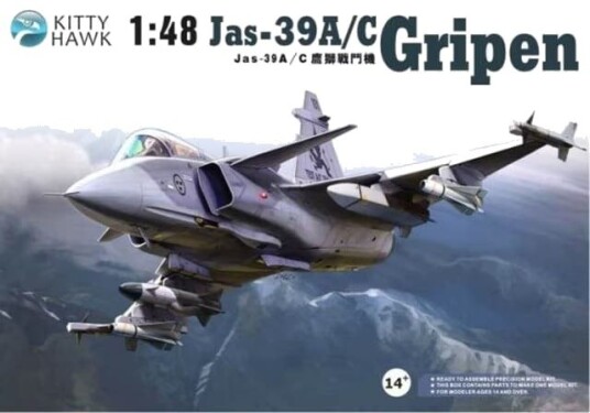 Kitty Hawk 1/48 JAS-39 A/C Gripen Kitty Hawk 1/48 JAS-39 A/C Gripen