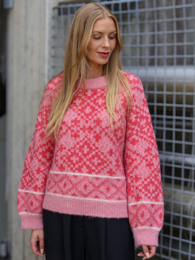 A View Luxana Knit Pullover Rosa XXL