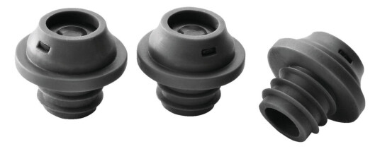 Le Creuset Vakuumkork; Svart; 2 Stykk / Forpakning