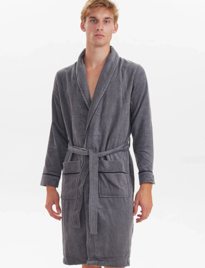 JBS Jbs Bathrobe. - Grey - XL