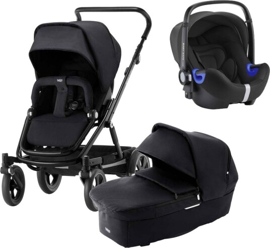 Britax Römer Vognpakke Britax Go Big Cosmos Black + Britax Babysafe i Size Cosmos Black