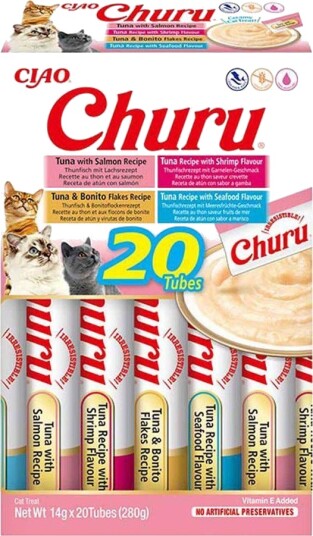 Churu Seafood Varieties 20-pack 14g - Kattemat