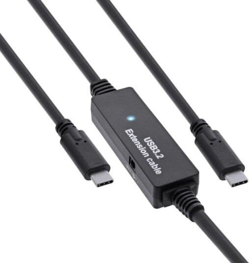 Inline 35671C 10 M Usb C Usb A Usb 3.2 Gen 1 3.1 Gen 1 5 Gbit/Sek Svart