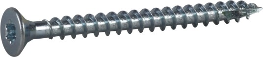 Essve Treskrue 123201 6 mm Ø, TX30, Helgjenget, Forsenket, Fzb 60 mm, 100-Pakning