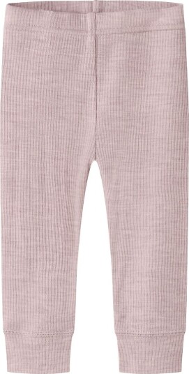 Name It Nbnwax Wool Rib Legging Noos Purple 80