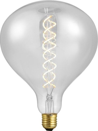 Spl E27 5,5W dimbar LED XXL filamentpære R160 380lm 2200K klart glass Dimbar : Dimbar Kulør : Ekstra varm Spl E27 5,5W dimbar LED XXL filamentpære R160 380lm 2200K klart glass Dimbar : Dimbar Kulør : Ekstra varm