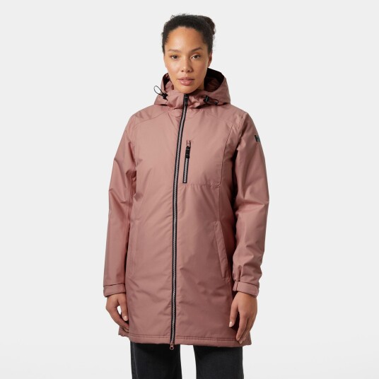 Helly Hansen Dame Lang Belfast Isolert Vinterjakke Rosa XL