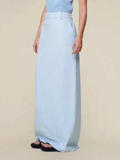 Lois Jeans Emery Skirt Vignon Beach Sunrise - Blue - XL