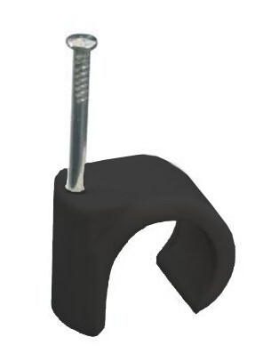 R-Line TC-Klips 10-14mm Sort m/Spiker 30mm 100 Stk