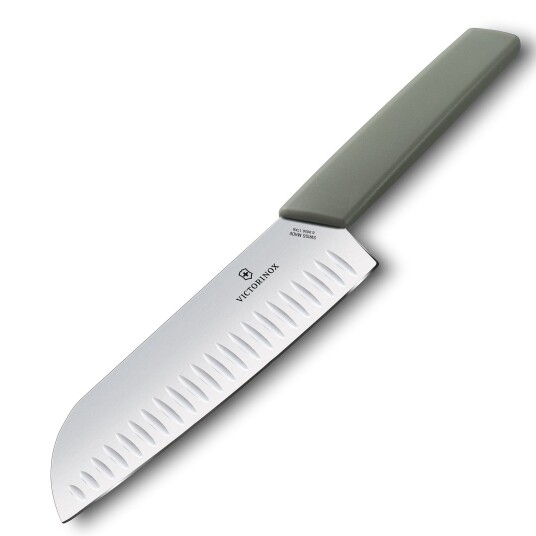 Victorinox Swiss Modern Santokukniv 17 cm Oliven