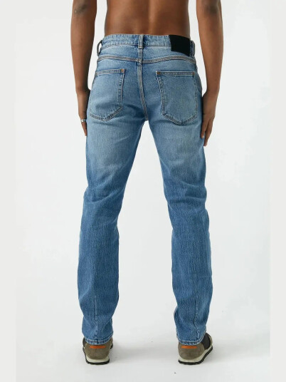Neuw ray straight tempo jeans løstsittende herre blå bomull 32/34
