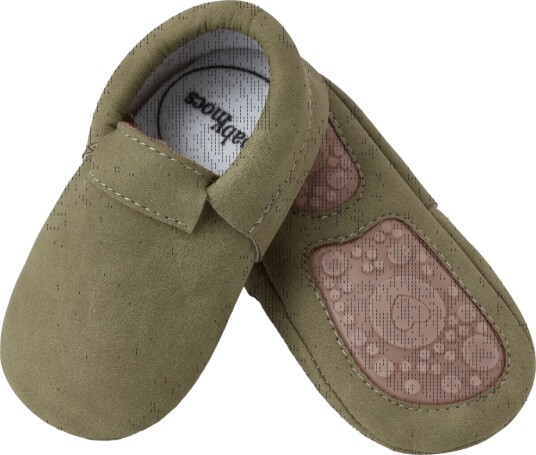 BabyMocs Casual Mocs Tøfler, Green, 3-6 md.