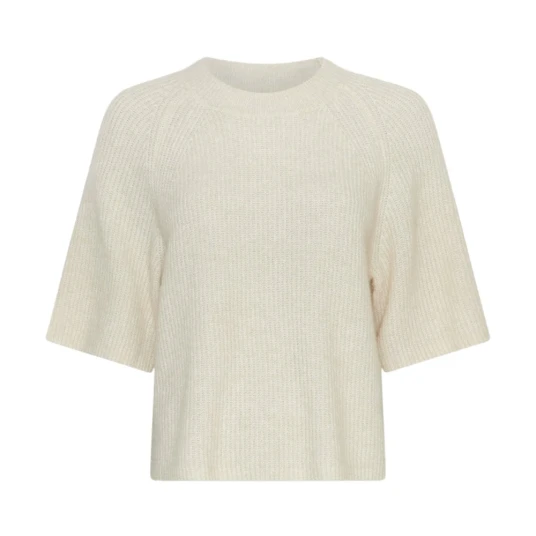 Moss Copenhagen Dame Strikkevarer Beige S/M,