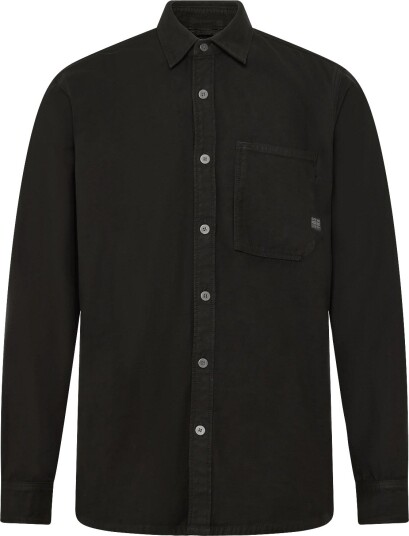G Star Regular 1 Pkt Shirt L\S DK BLACK GD L
