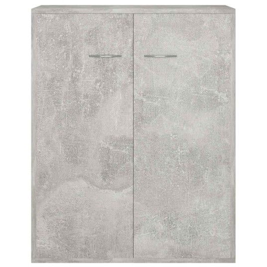 vidaXL Skjenk betonggrå 60x30x75 cm sponplate