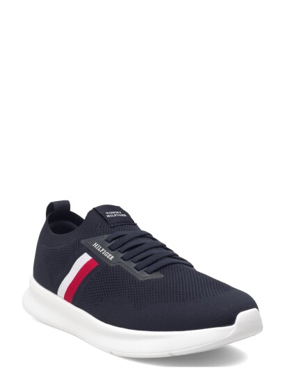 Tommy Hilfiger Lightweight Knitted Runner Navy 42 Tommy Hilfiger Lightweight Knitted Runner Navy 42