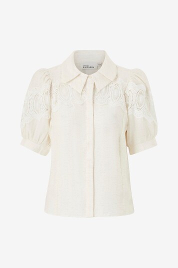 Karen By Simonsen Bluse kbUrith Frosty Blouse Hvit