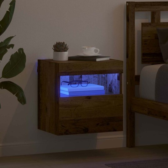TV Veggskap Gamle tre 40 x 30 x 40 cm Konstruert tre